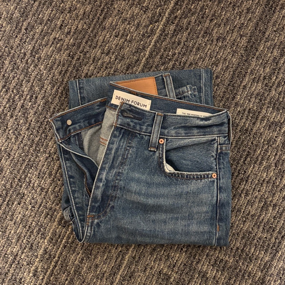 Denim Forum Women’s “The 90s winona hi-rise wide leg” Jean